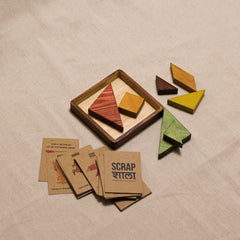 Scrapshala Tree buddy tangram puzzle game | educational | brain teaser | 4 to 99 years old | chemical-free | safe for kids