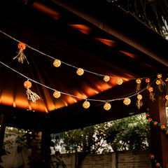 Star Full Moon Handcrafted Bamboo String Light