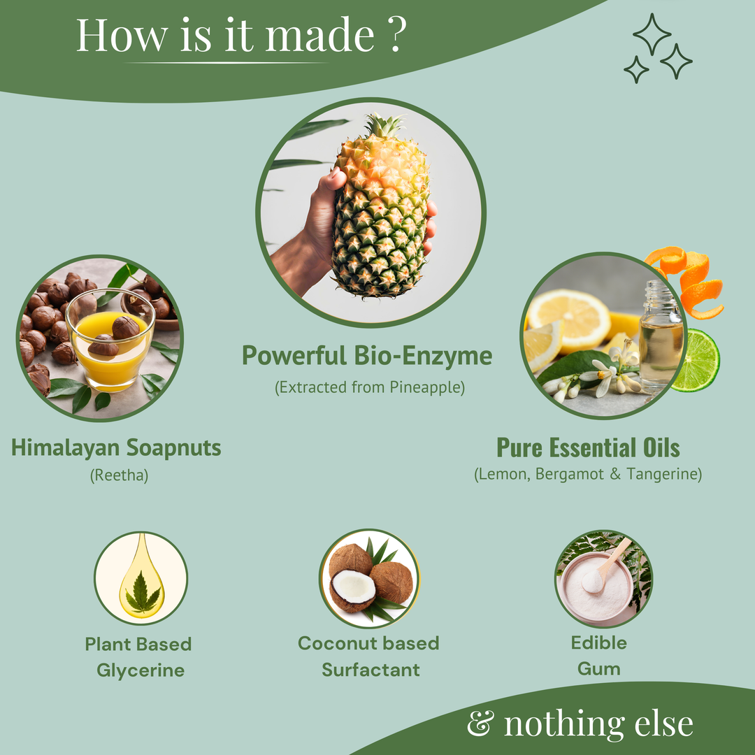 Forest Lab Organic Dishwash Liquid Gel | Natural & Plant Based Ingredients | Non-Toxic