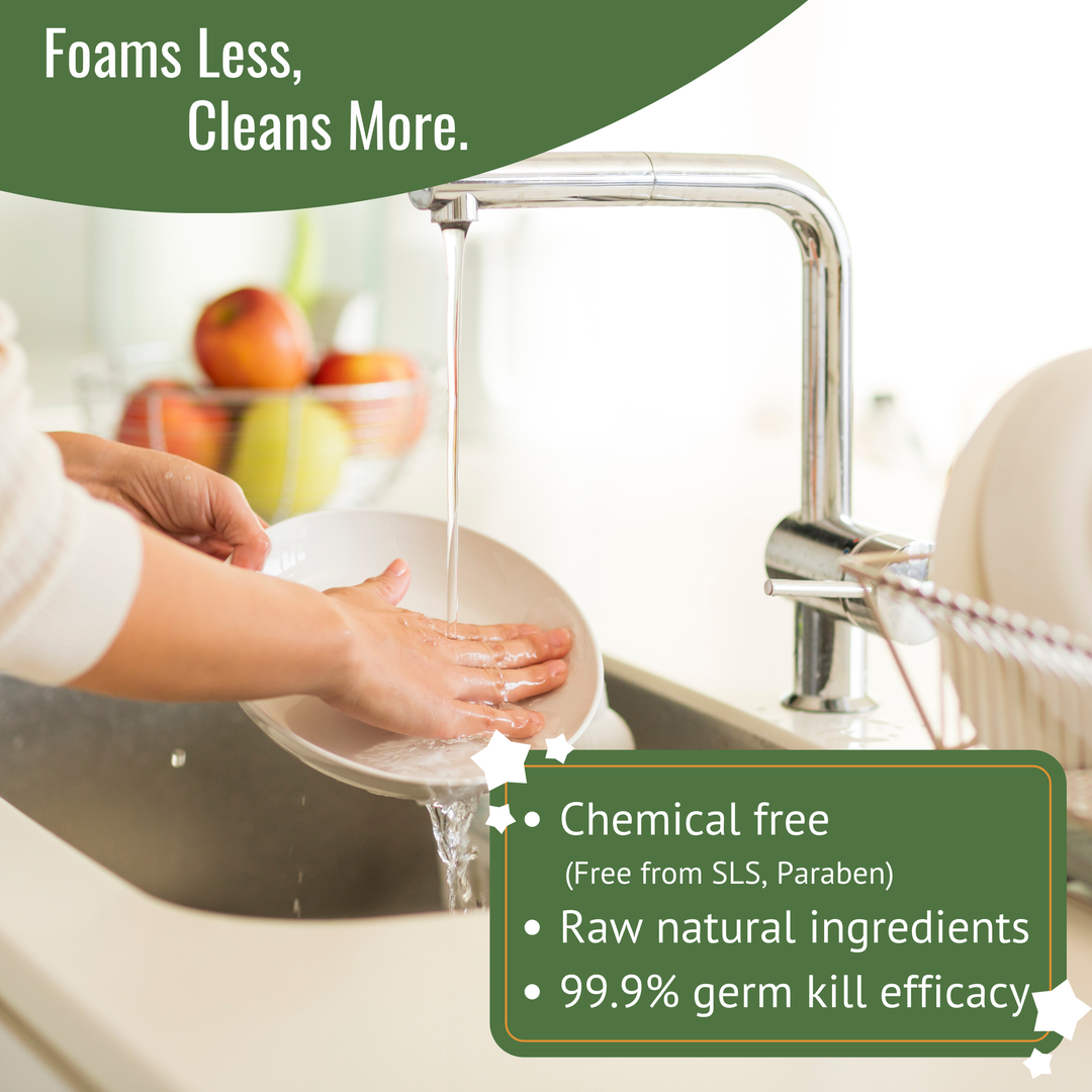 Forest Lab Organic Dishwash Liquid Gel | Natural & Plant Based Ingredients | Non-Toxic