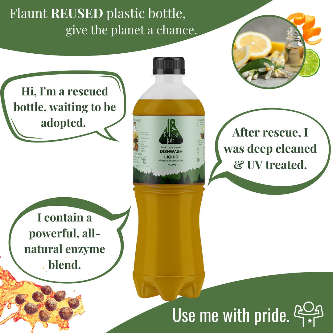 Forest Lab Organic Dishwash Liquid Gel | Natural & Plant Based Ingredients | Non-Toxic