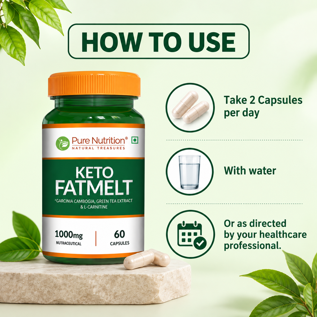 Keto Fatmelt – Garcinia Cambogia, Green Tea & L-Carnitine Capsules