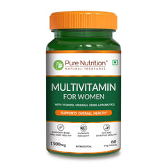Multivitamin Tablets for Women | 37+ Nutrients for Overall Health | 60 veg Tablets