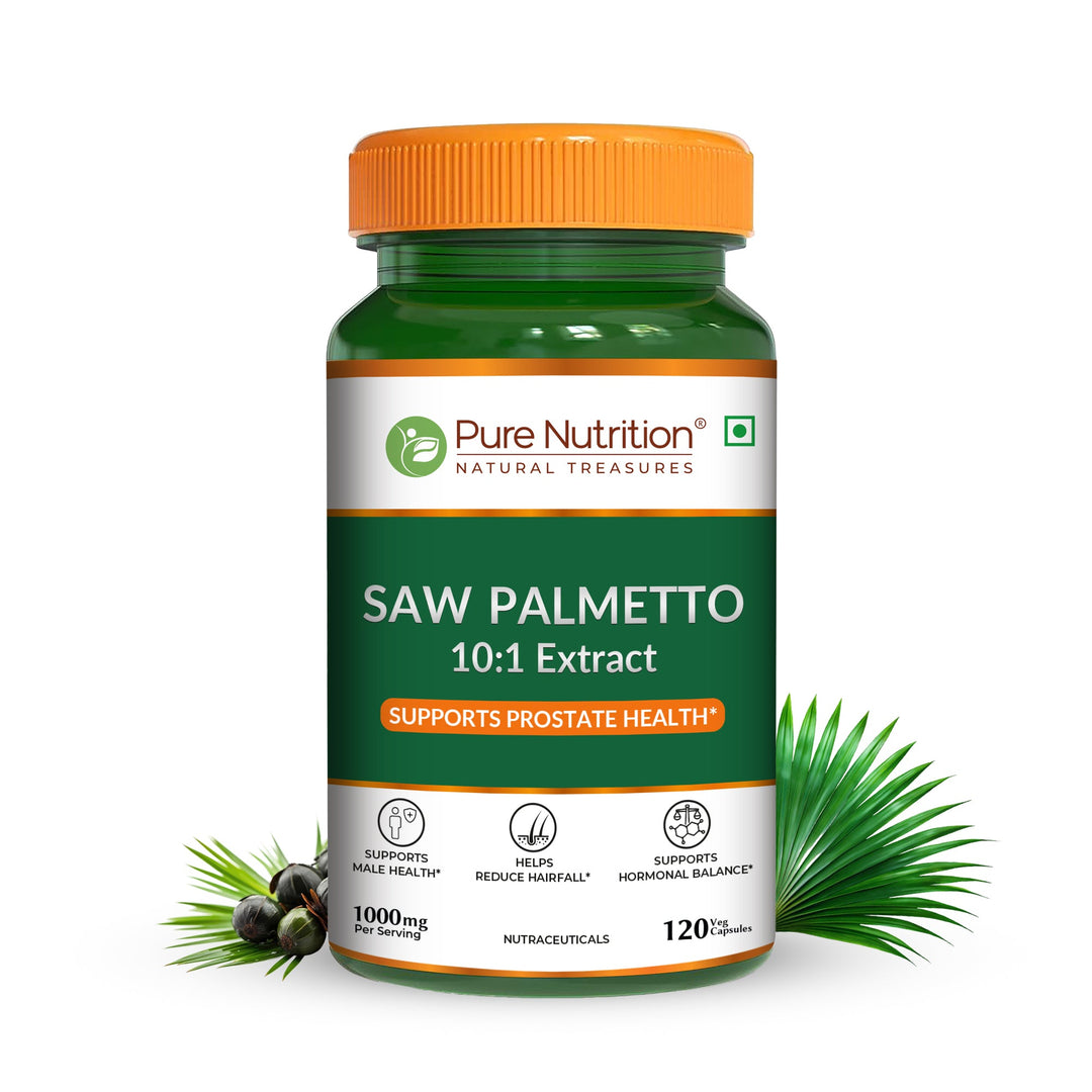 Saw Palmetto 10:1 Extract 1000mg | Supports Men&