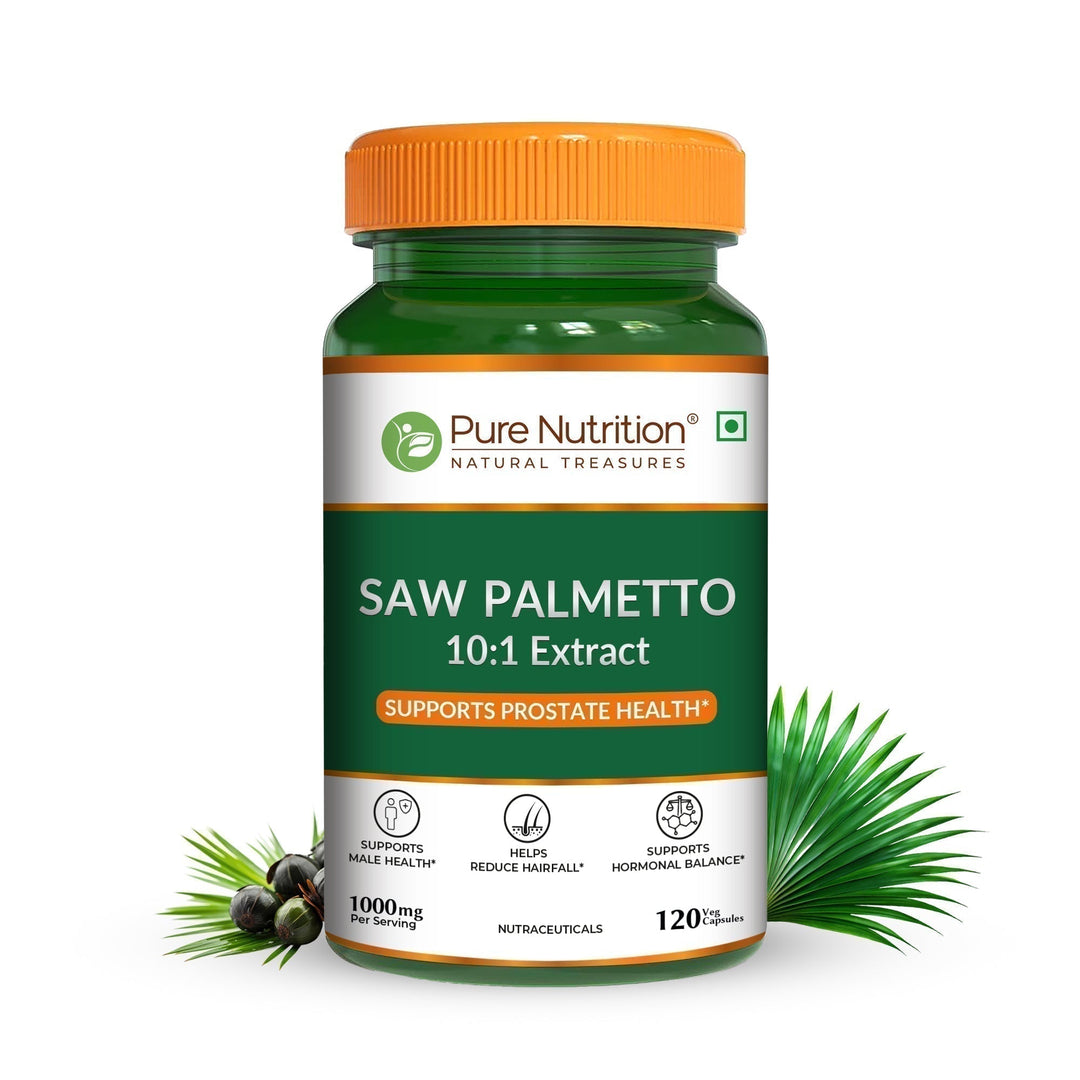 Saw Palmetto 10:1 Extract 1000mg | Supports Men&