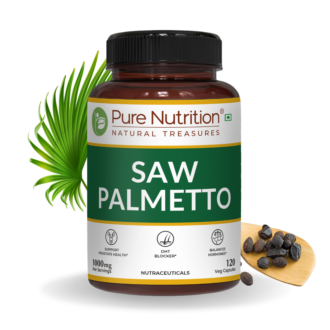 Saw Palmetto 10:1 Extract 1000mg | Supports Men&