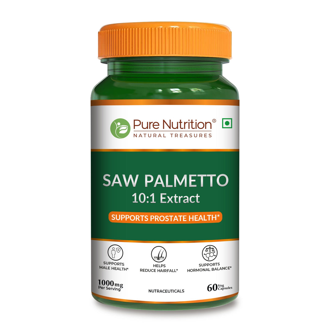 Saw Palmetto Supplement  Prostate Health, Hair Growth & Urinary Support