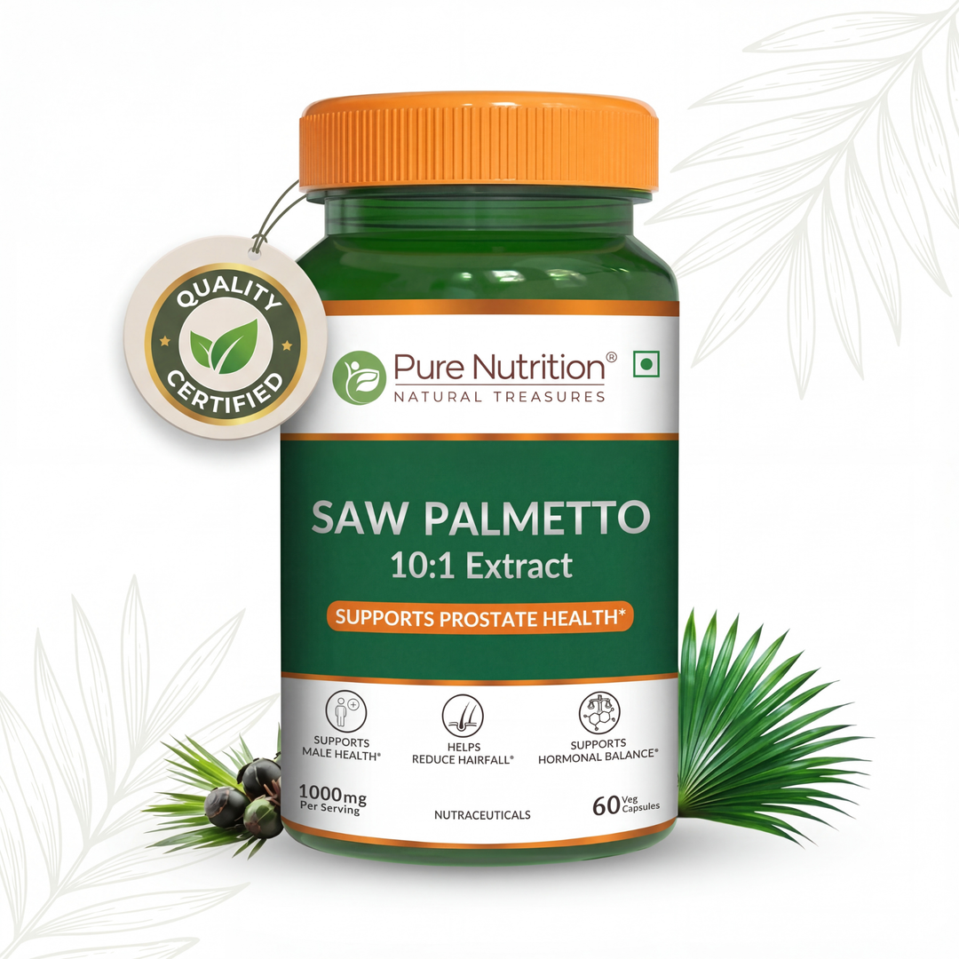 Saw Palmetto Supplement  Prostate Health, Hair Growth & Urinary Support