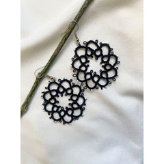 Knots To NodesPure Noir Earrings