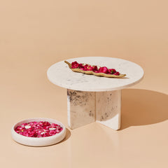 Muun Home Venus White Marble Table
