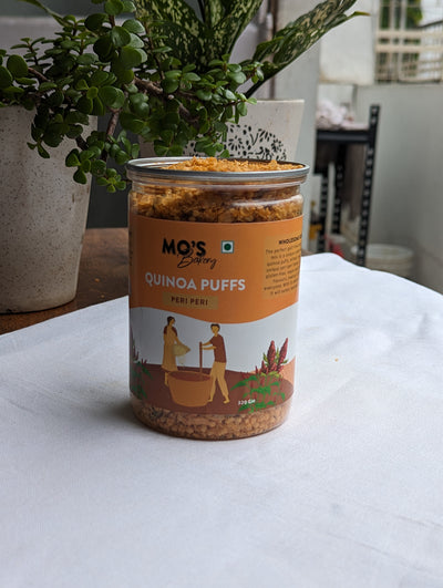 Mo's Peri Peri Mix Quinoa Puff high fiber