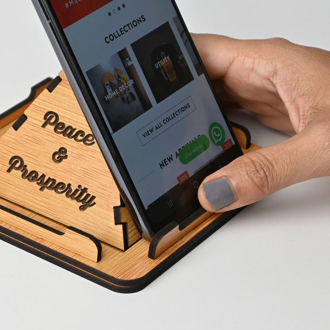 Gift Kya De Vastu Pyramid Mobile Stand | Good Luck Vibes | Home & Office Accessories