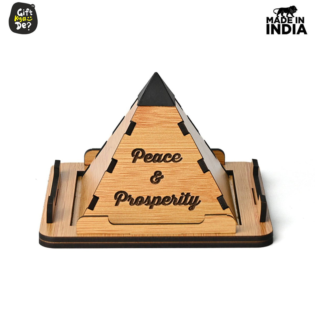 Gift Kya De Vastu Pyramid Mobile Stand | Good Luck Vibes | Home & Office Accessories