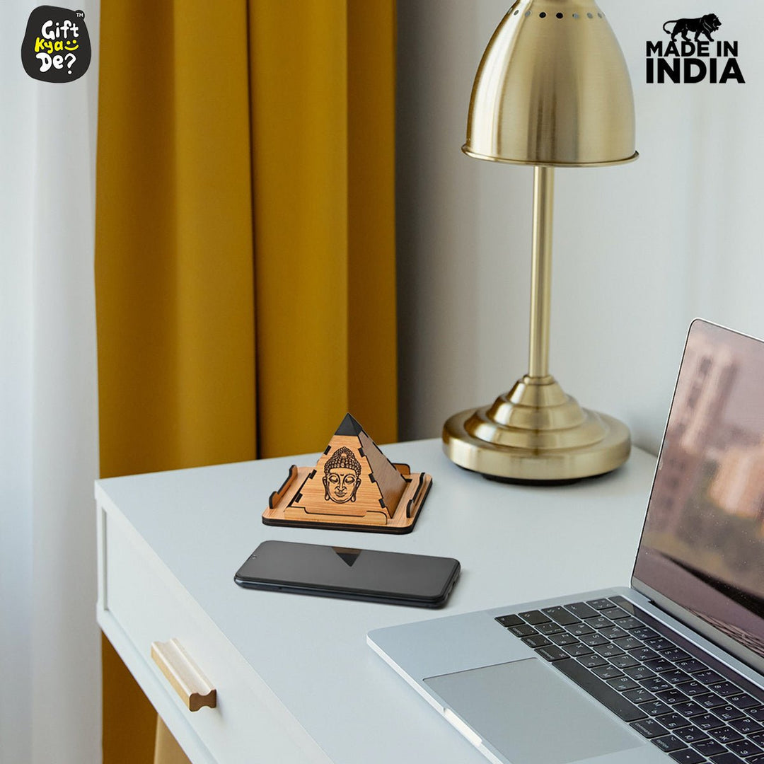 Gift Kya De Vastu Pyramid Mobile Stand | Good Luck Vibes | Home & Office Accessories