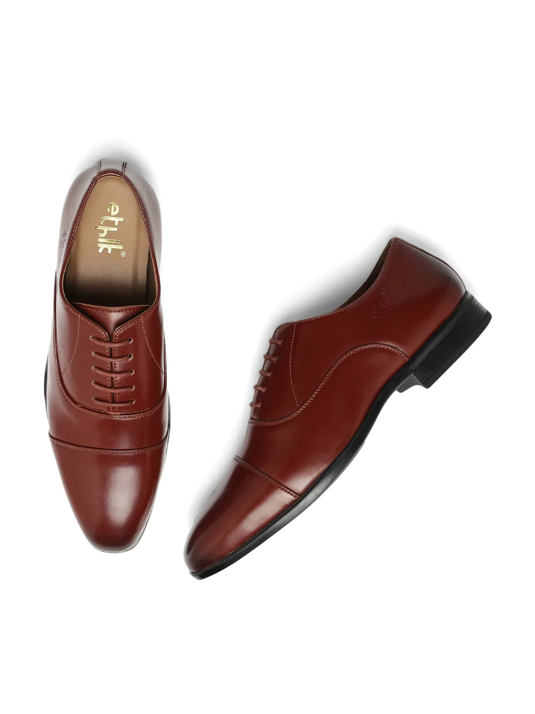 Suit Up Tan  Cap-Toe Oxford Shoes