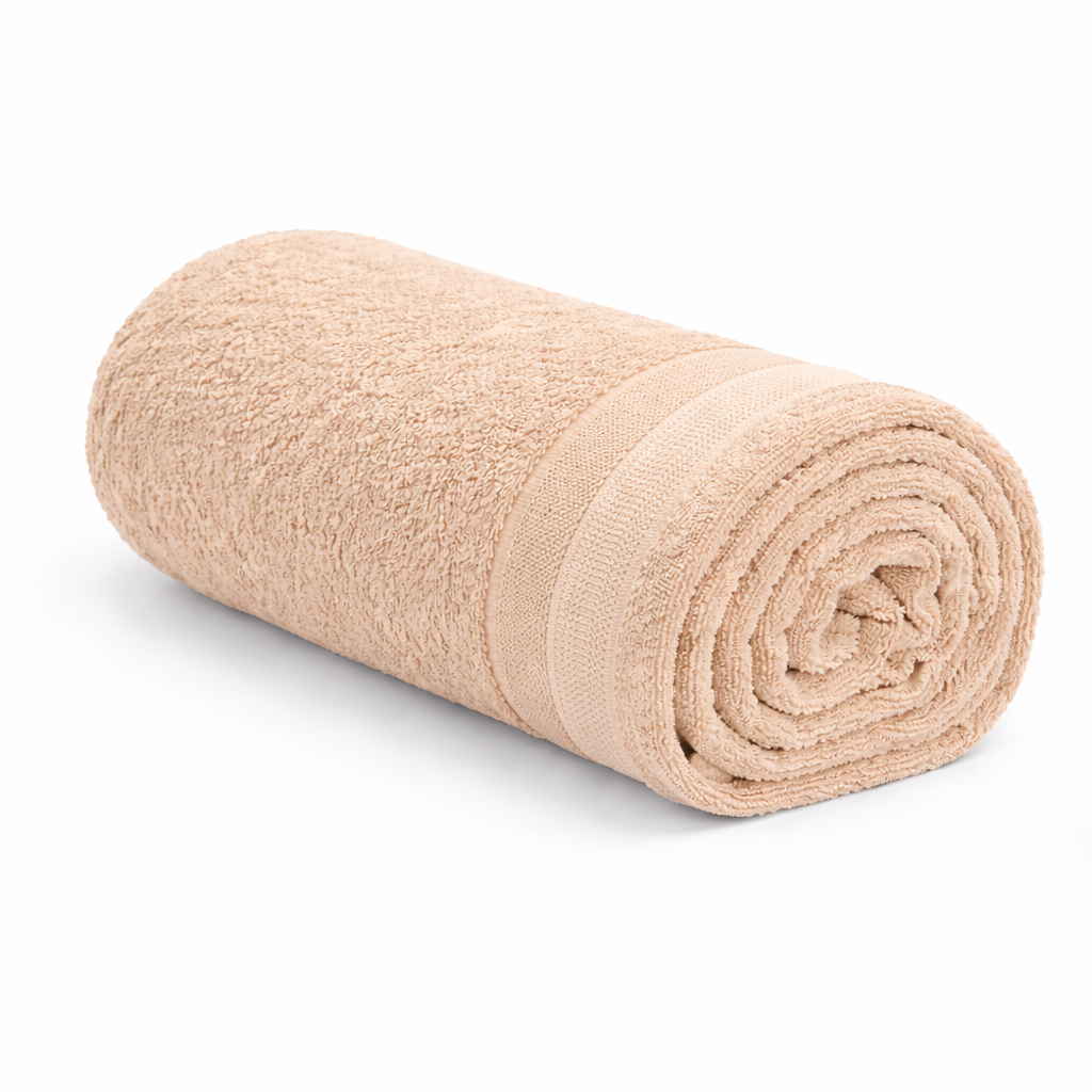 Luxuriously Soft Bamboo Bath Towel Beige