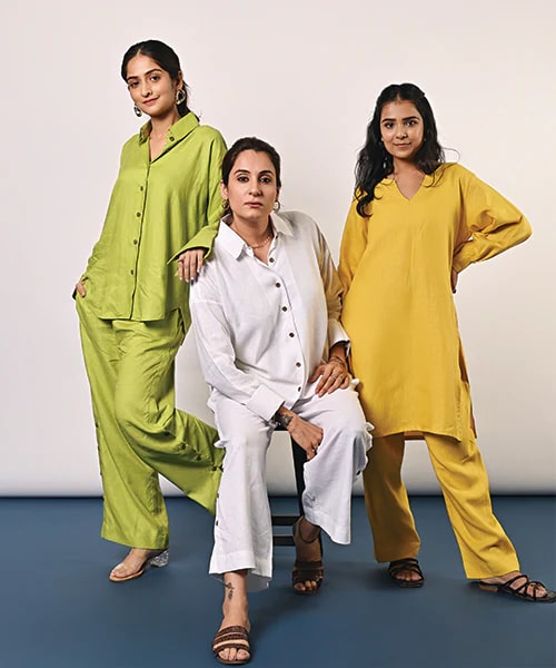 HempZero Radiance Kurta Set - Yellow