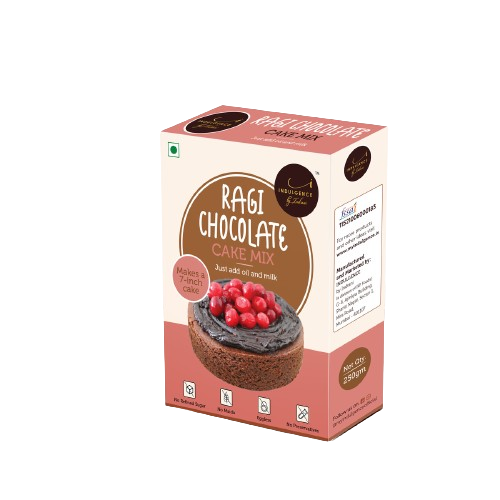 INDULGENCE No Maida Ragi Chocolate Cake Mix - 250 Gms