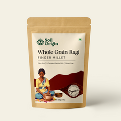 Soil Origin Ragi Whole - 500 Gm (Pack of 2)