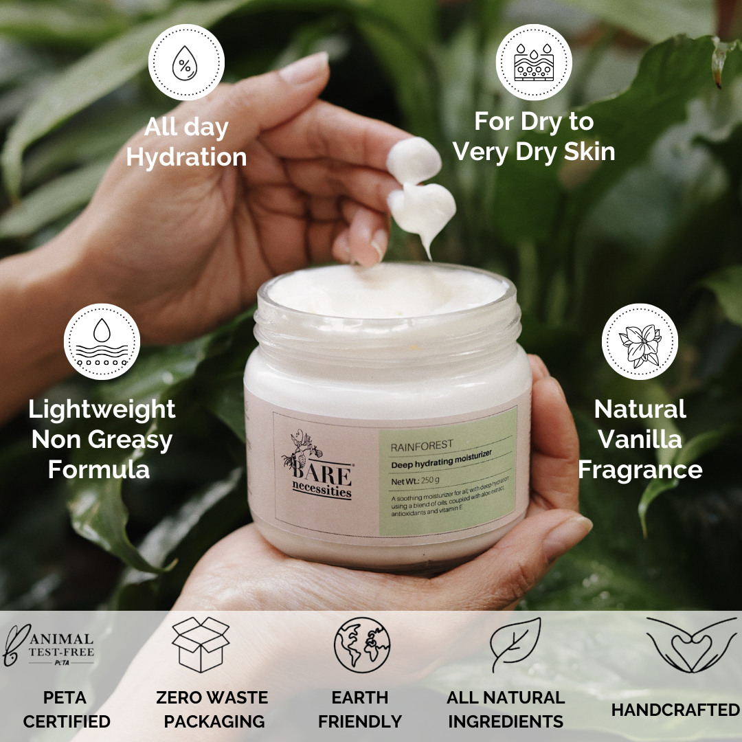 Bare Necessities Rainforest deep hydrating moisturizer for dry skin - 250g
