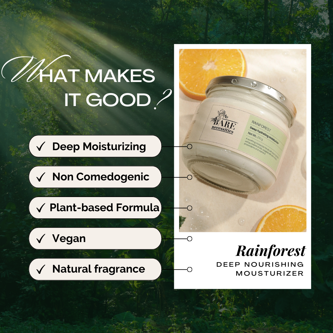 Bare Necessities Rainforest deep hydrating moisturizer for dry skin - 250g