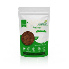 GUILTCHIP Baked Rajma Chips with Indian Spices - 150 gm