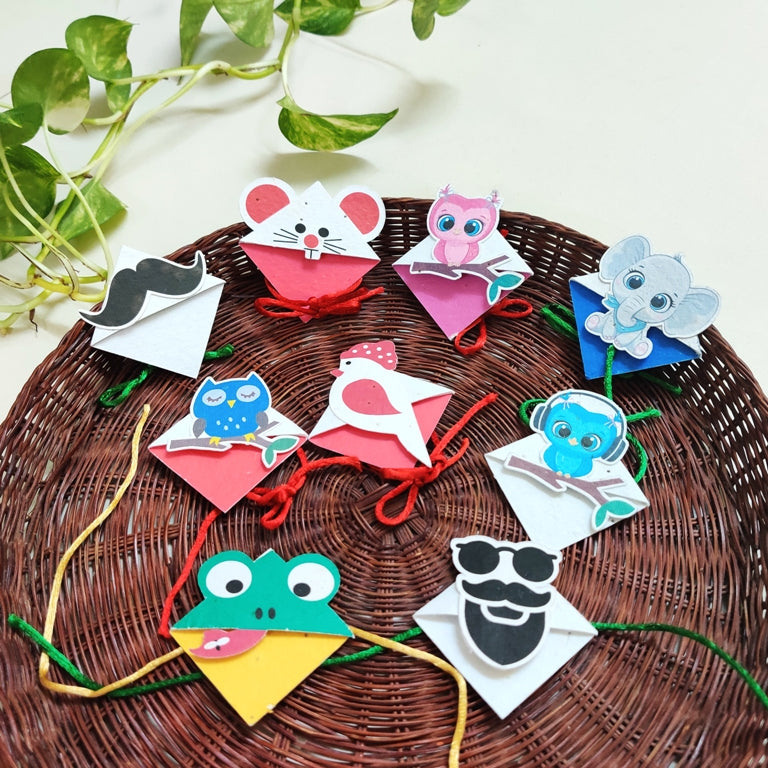 Greenfootprint Plantable Seed Paper Eco-Friendly Rakhi | Handmade | Pack of 2