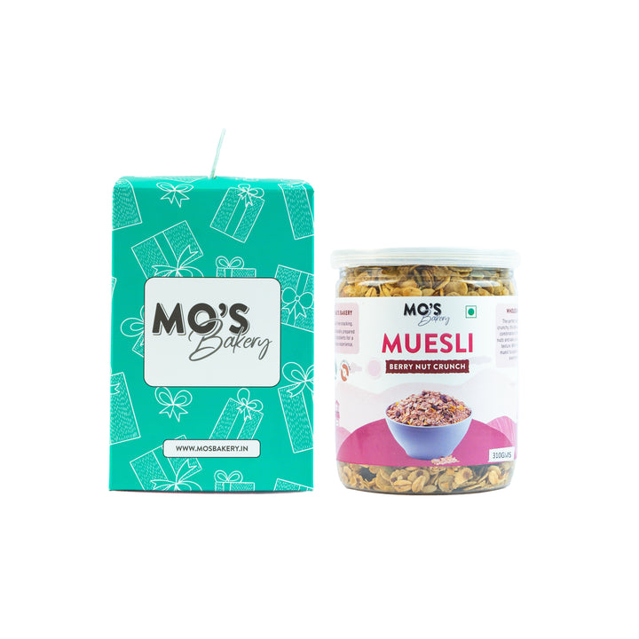 Mo's Bakery Premium Green Gift Box | Berry Nut Crunch Muesli