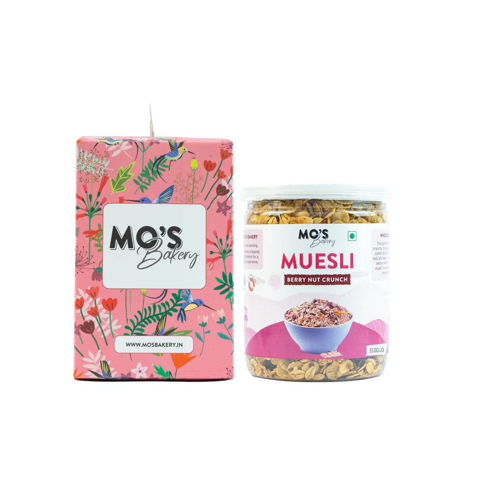 Mo's Bakery Premium Pink Gift Box - Berry Nut Crunch Muesli