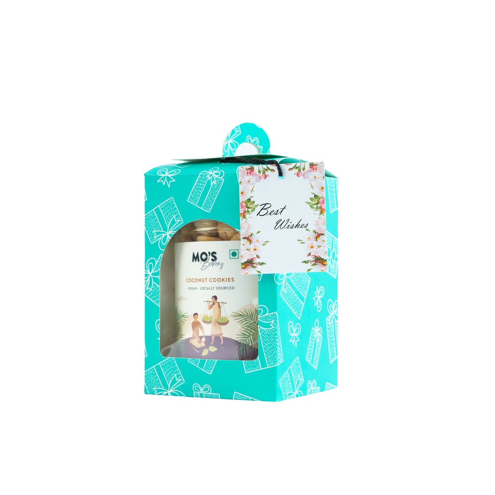 Mo's Bakery Premium Green Gift Box| Coconut Cookies