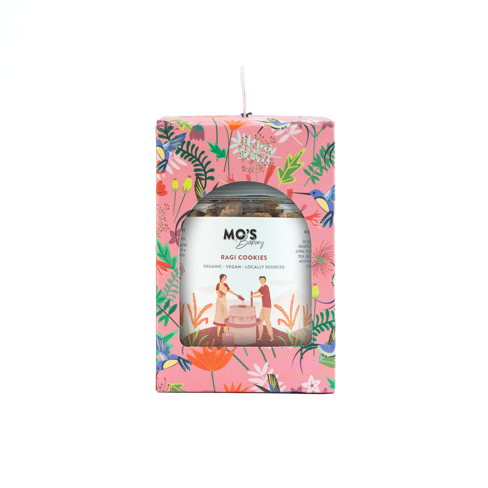 Mo's Bakery Premium Pink Gift Box| Ragi cookies
