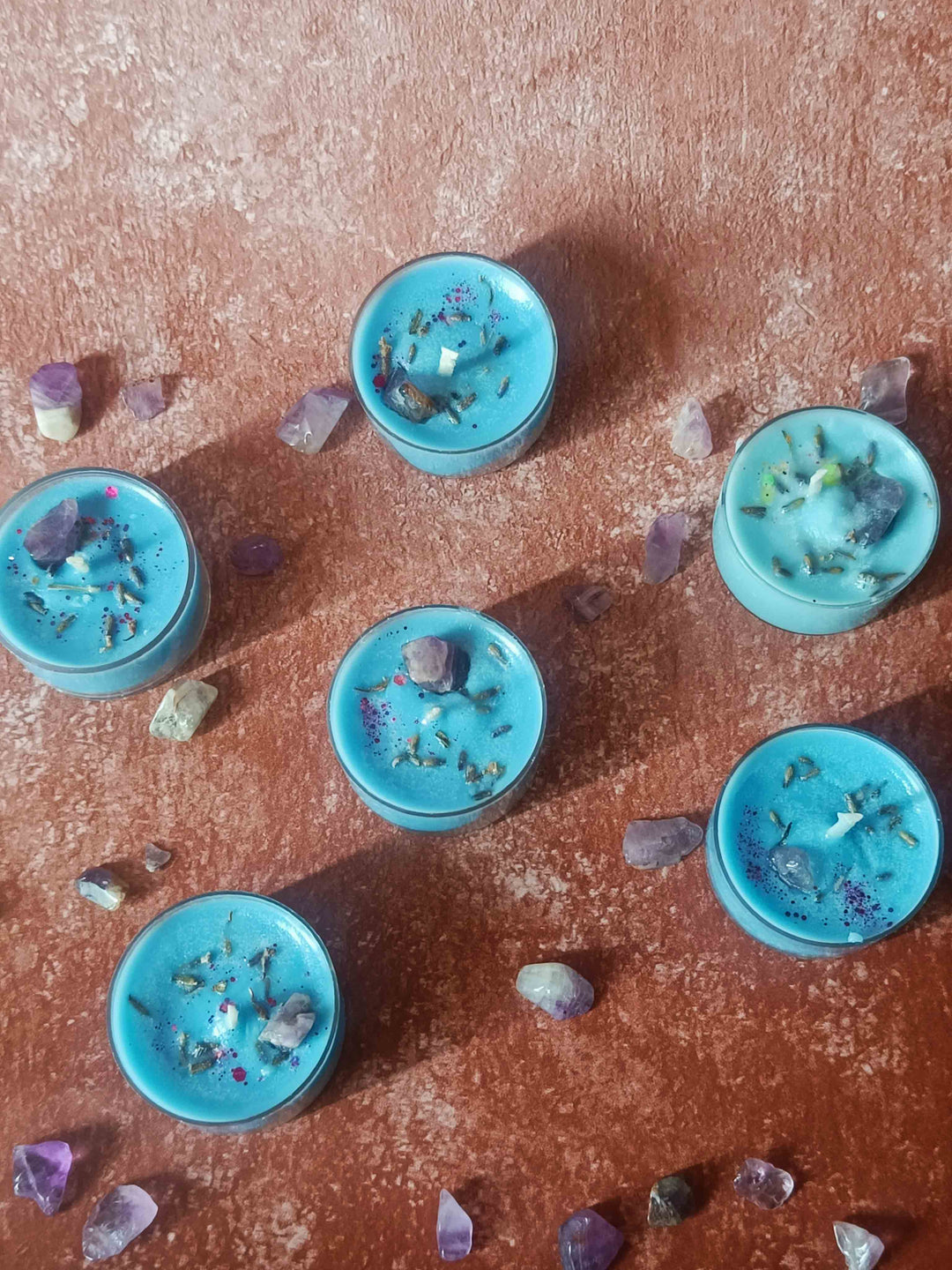 Lavendar Amethyst Tealight - Set of 6