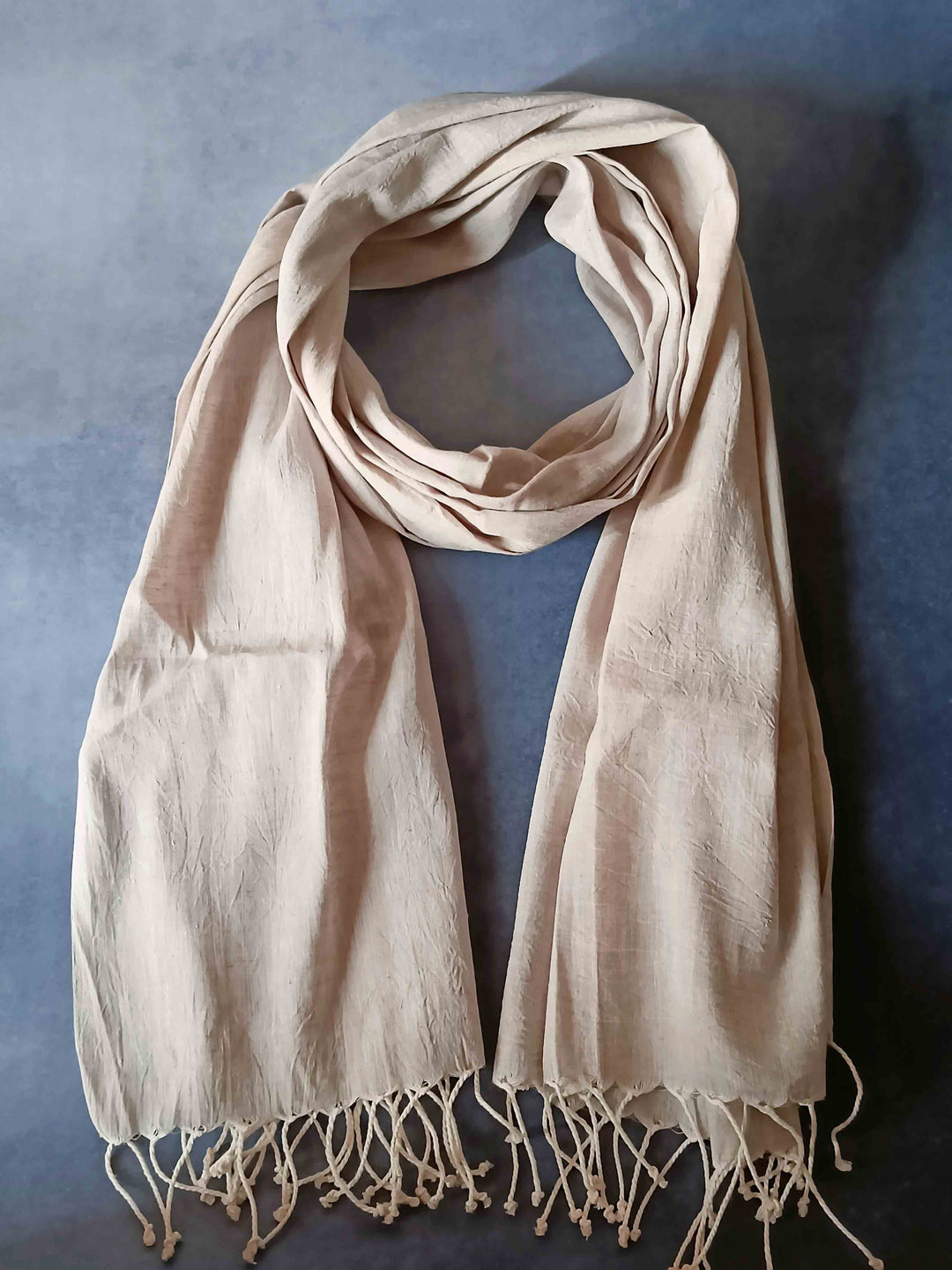 Smoke-Grey Hemp Stole