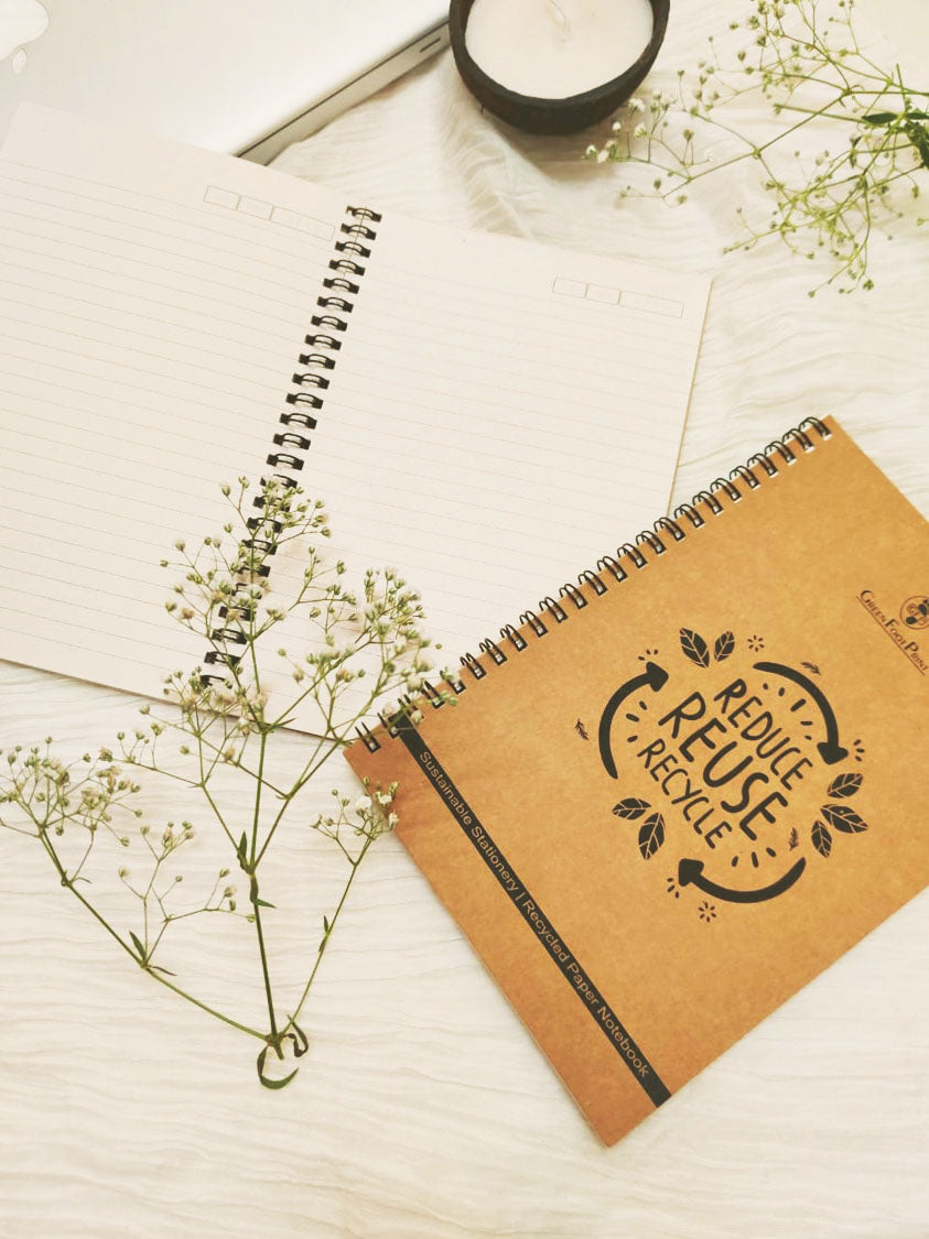 Buy Recycled Paper Note books | Ruled Paper Notepads Online - Suspire