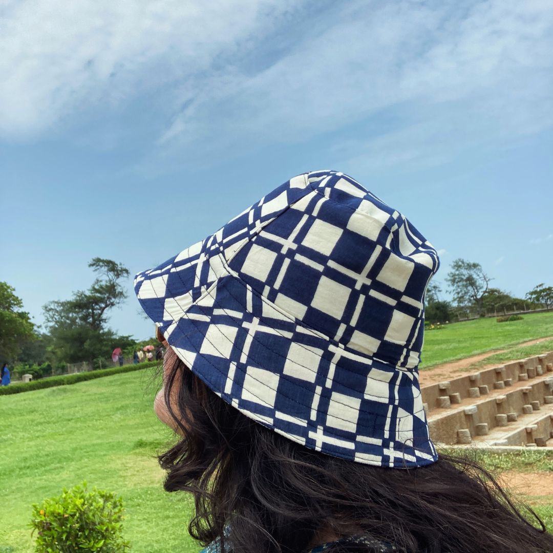 Ecokari Check Mate Cotton Bucket Hats | Printed