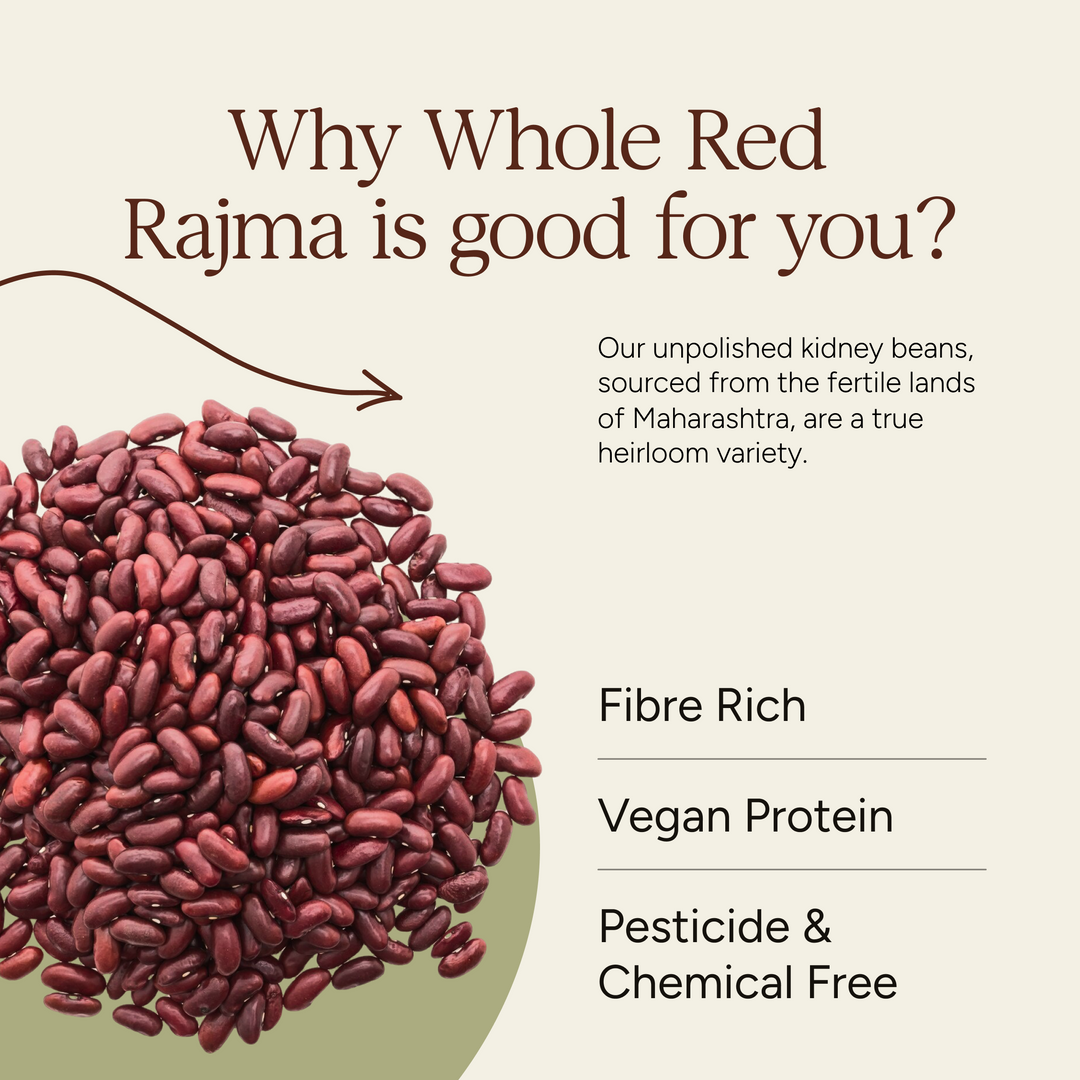 Soil Origin Red Rajma - 500 Gm