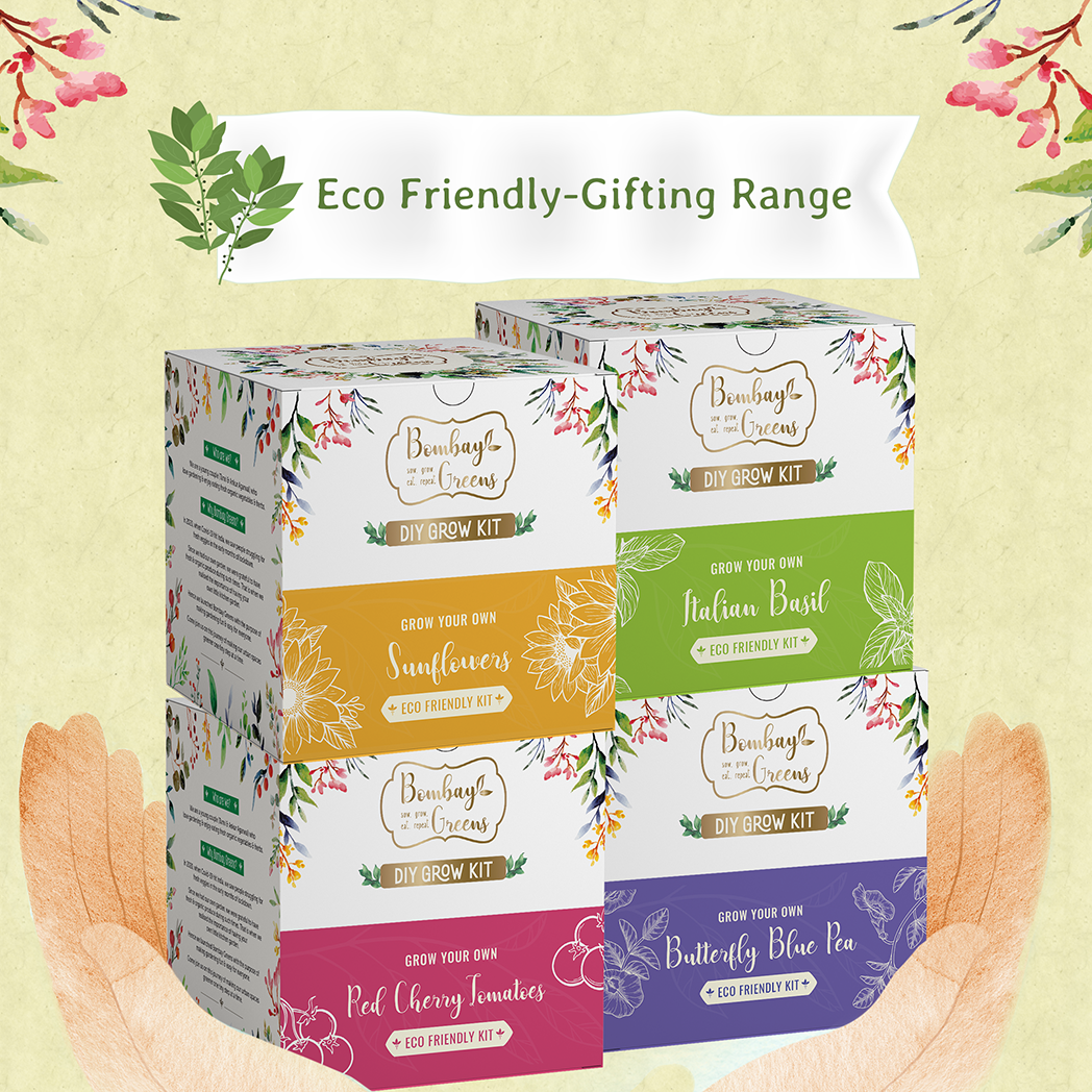 Bombay Greens Eco-Friendly Grow Kit - Red Cherry Tomatoes