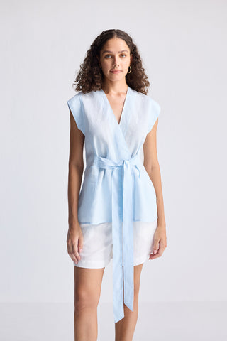 Reistor Power Moves Short Sleeve Top in Blue | NEW COLLECTION