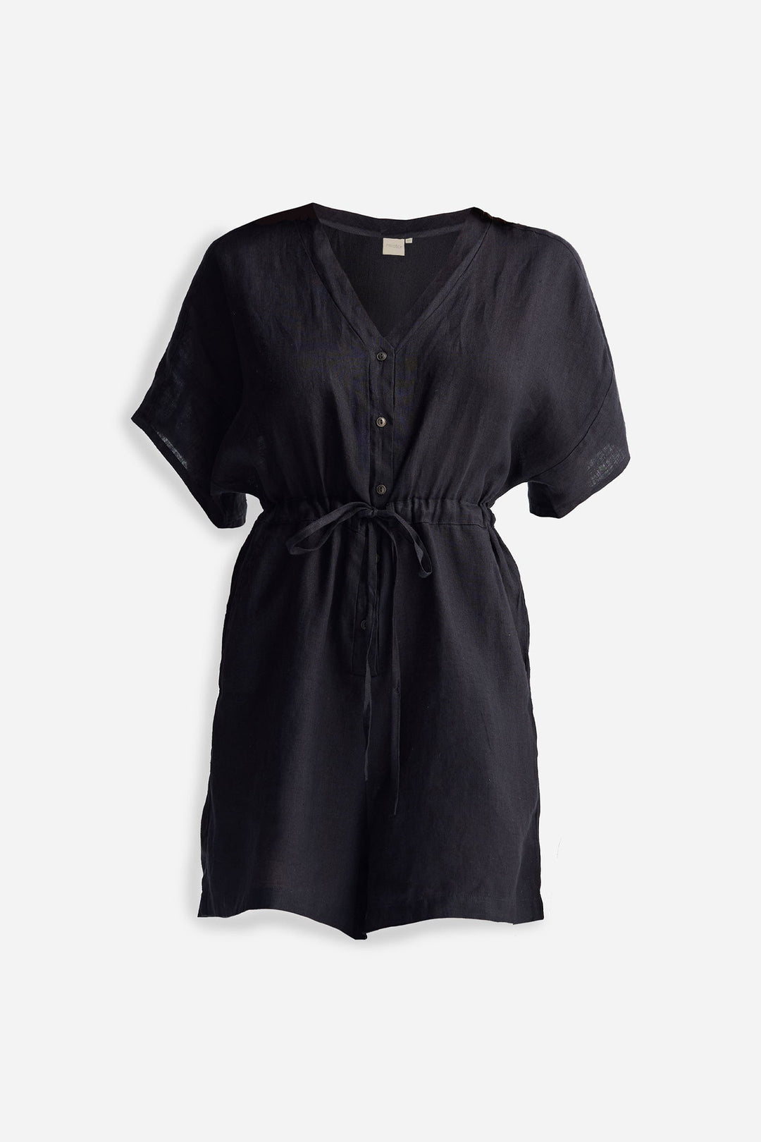 Reistor V neck Drawstring Romper