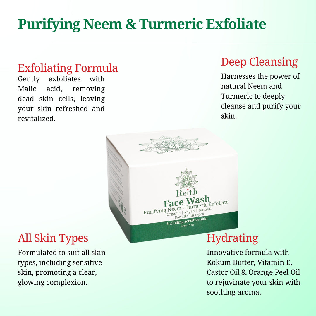 Reith Face Wash with Turmeric Exfoliate 100 gm