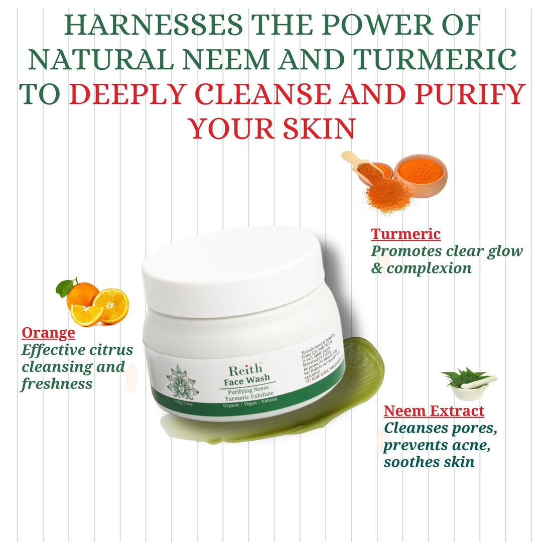 Reith Face Wash with Turmeric Exfoliate 100 gm