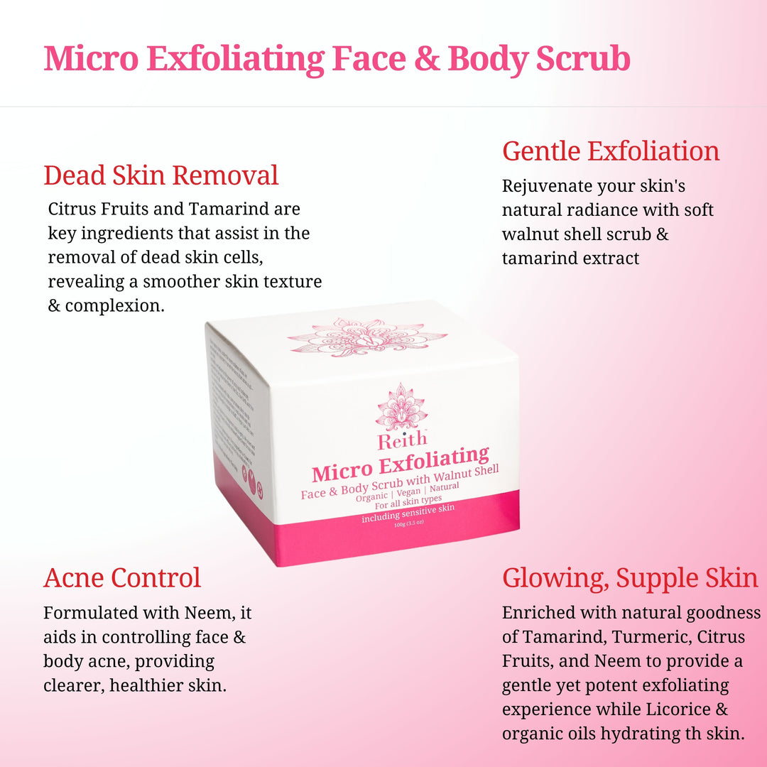 Reith Micro Exfoliating Face & Body Scrub 100 gm