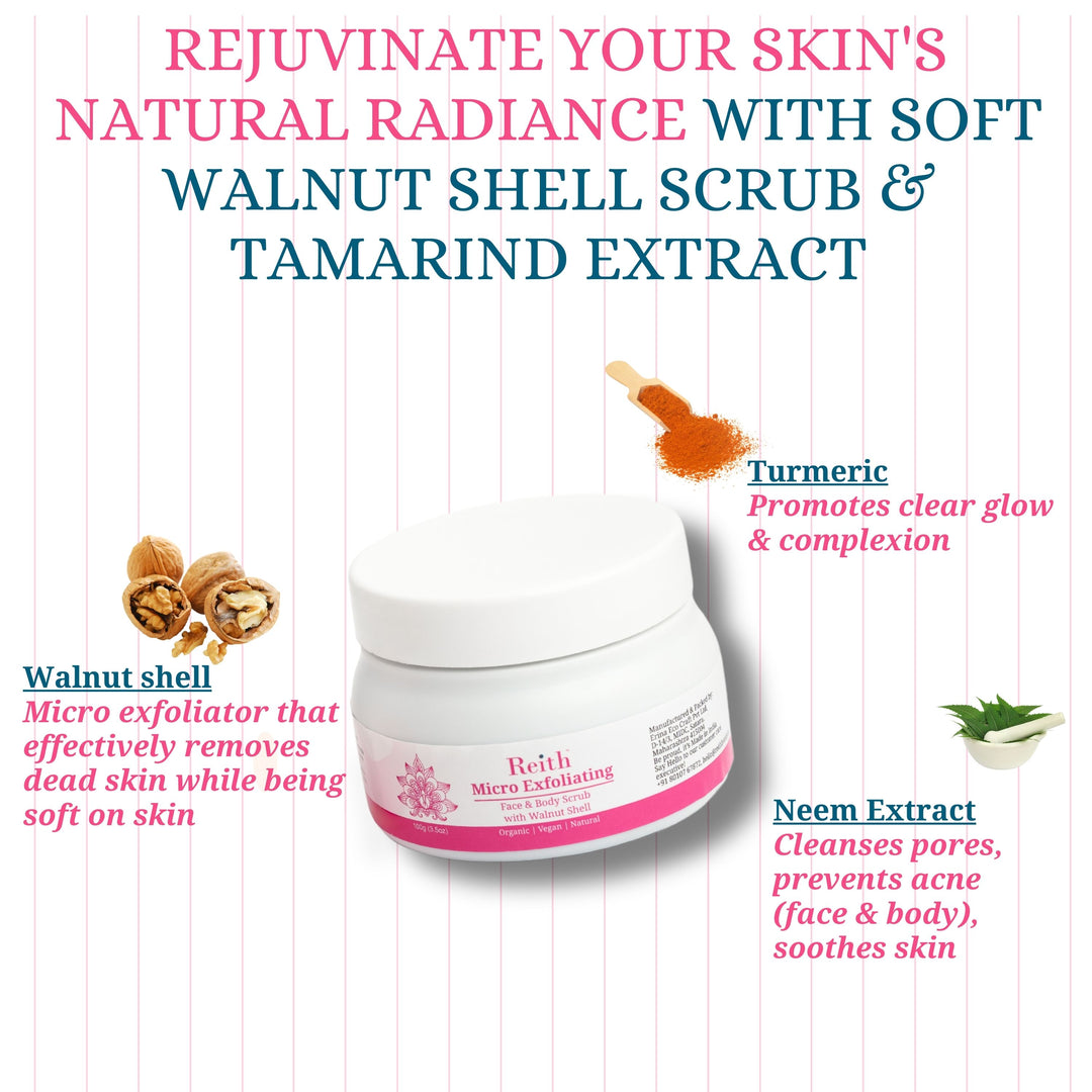 Reith Micro Exfoliating Face & Body Scrub 100 gm
