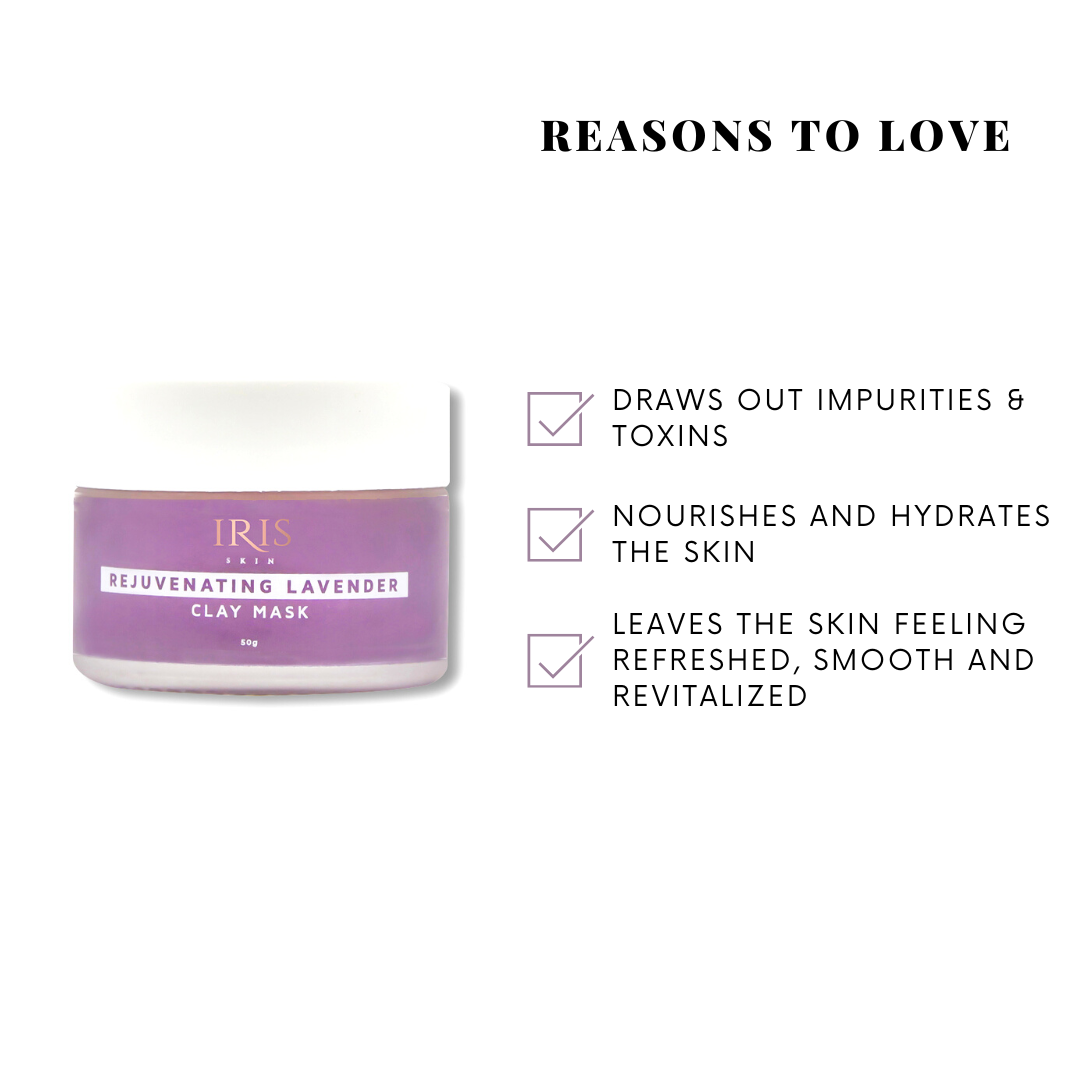 Iris Cosmetics Rejuvenating Lavender Clay Mask