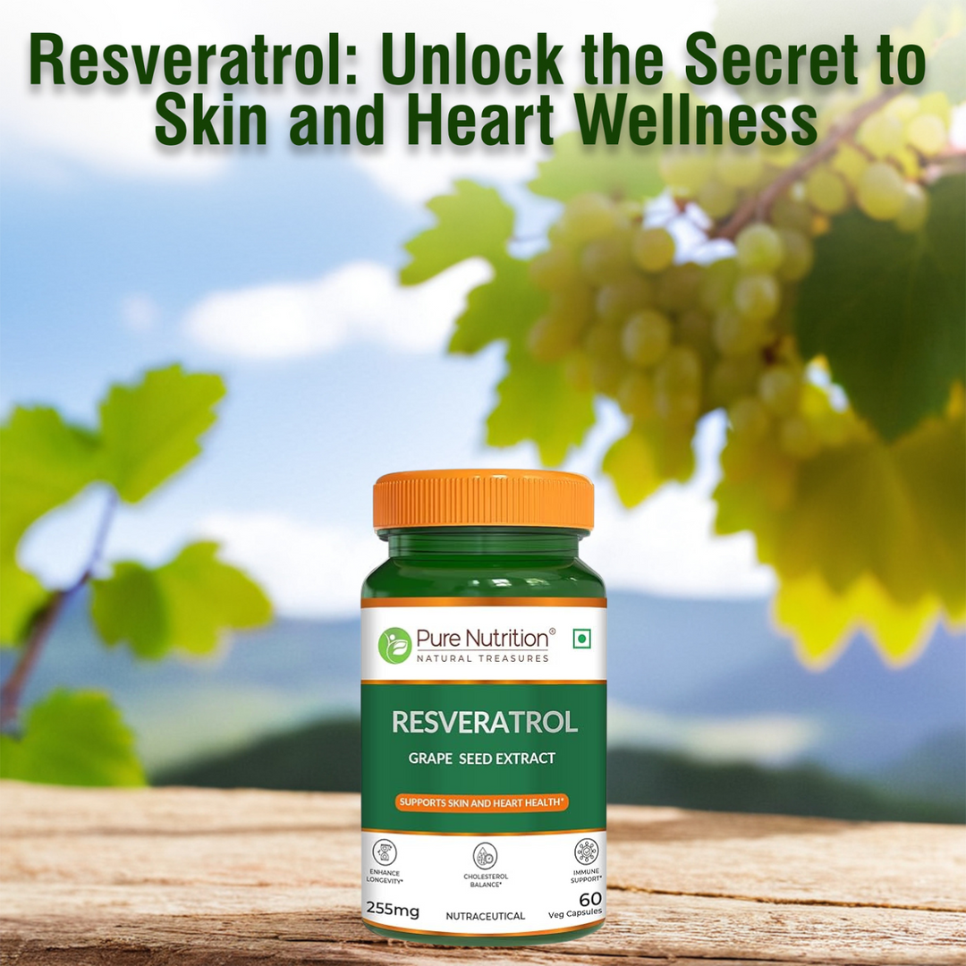 Resveratrol with Grape Seed Extract | Antioxidant Support  255mg