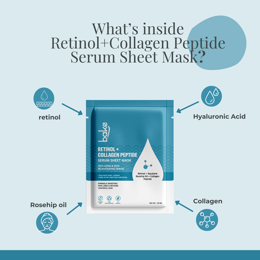 Retinol + Collagen Peptide Serum Sheet Mask - Suspire
