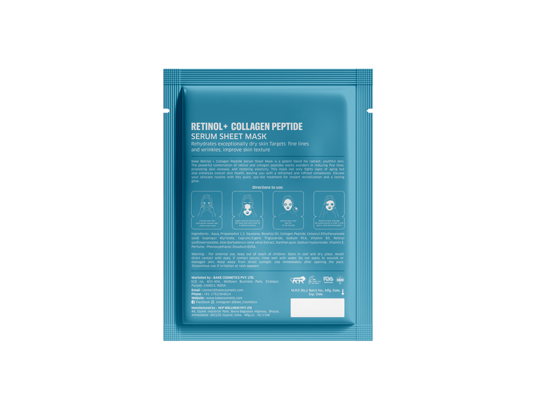 Retinol + Collagen Peptide Serum Sheet Mask - Suspire