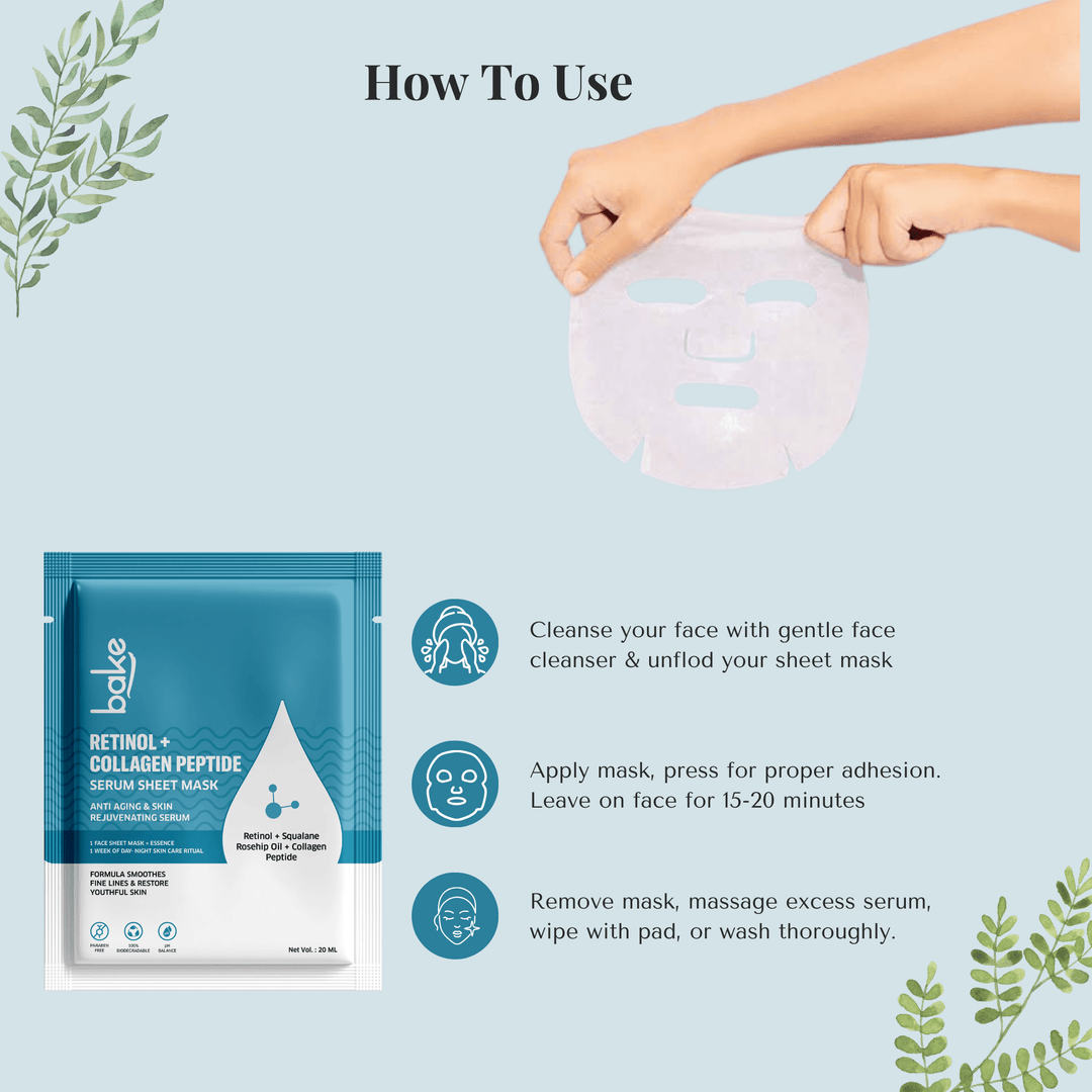 Retinol + Collagen Peptide Serum Sheet Mask - Suspire