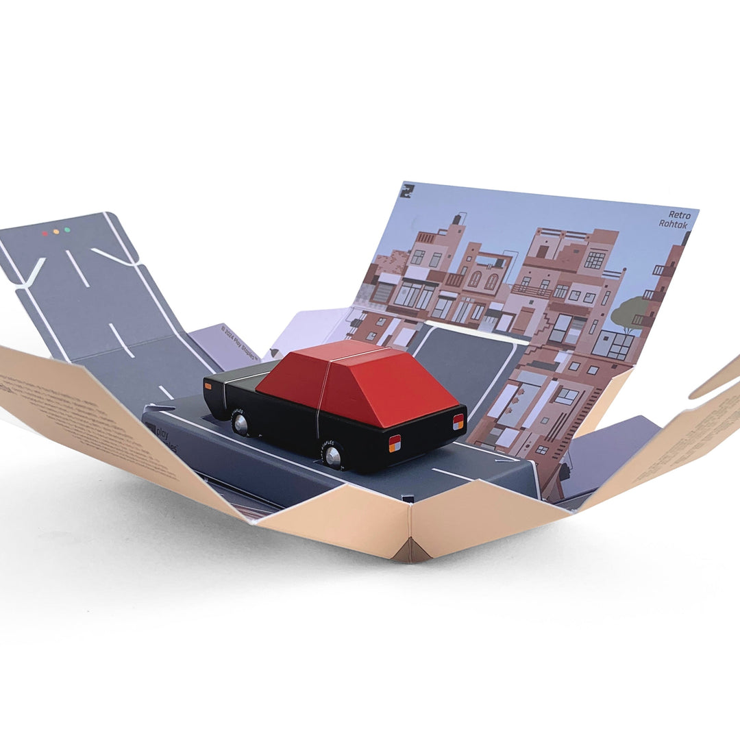 Retro Rohtak - Wooden Toy Car //Hatchback