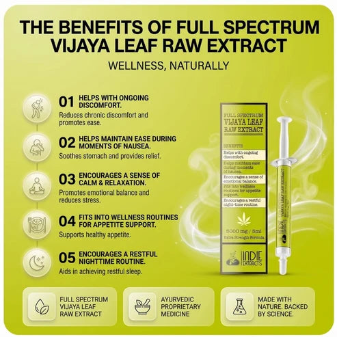 Indie Extracts Full Spectrum Vijaya Leaf Raw Extract | 5000MG